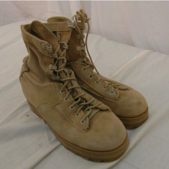 MCRAE TEMPERATE WEATHER TAN VIBRAM SOLE SPEED LACES sz5W WIDE BOOTS NM 31996 main image 5